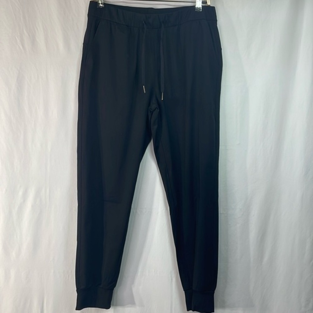 🪵 Ajisa black, nylon spandex joggers